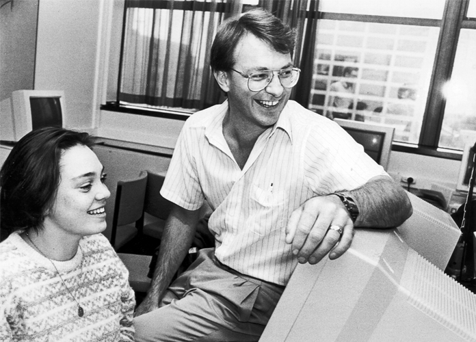 1991 &mdash; Former Education Minister Phil Goff on the staff of the new Diploma in CommunicationsStudies, which became the Bachelor of Communication Studies the same year.