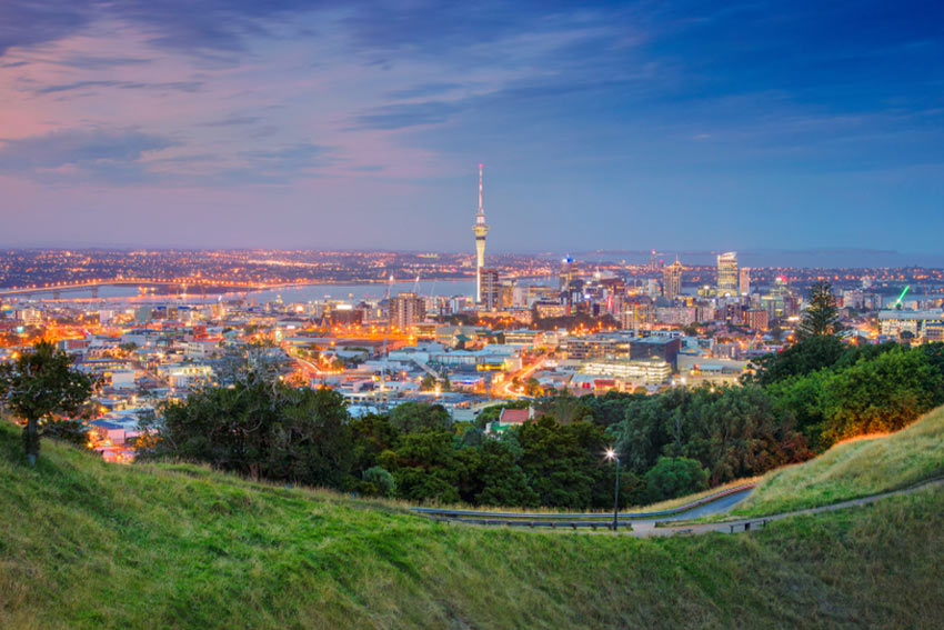 View over Auckland city