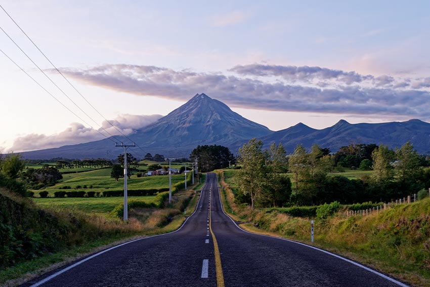 A road in the country-side